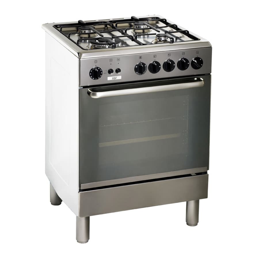 IGF Köpenhamn Rostfri Gasspis med elektrisk ugn